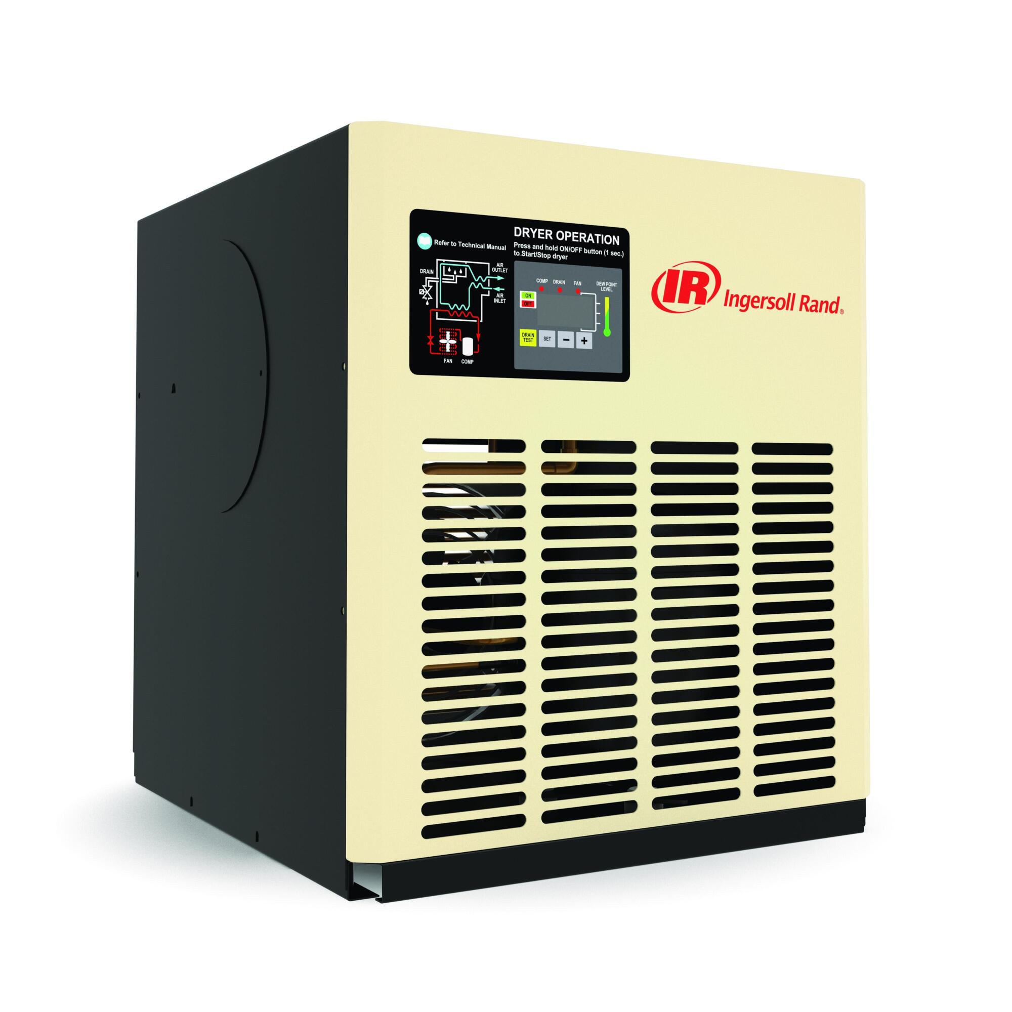 Ingersoll Rand Non-Cycling Refrigerated Air Dryer — 25 CFM, Aluminum Heat Exchanger, Model# DA42INA100